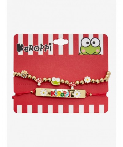 Keroppi Nameplate Mushroom Bracelet Set $3.93 Bracelet Set
