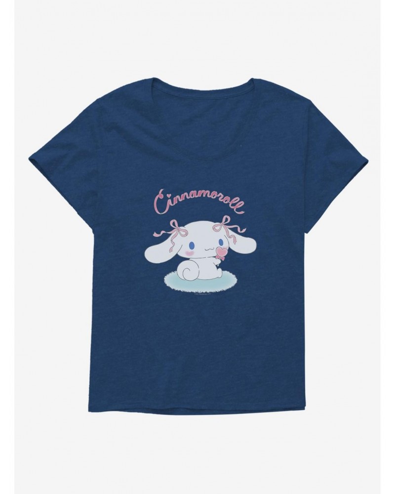 Cinnamoroll Logo Girls T-Shirt Plus Size $8.09 T-Shirts