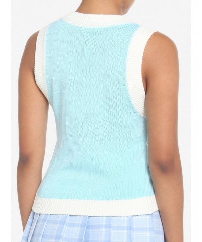 Cinnamoroll Embroidery Girls Sweater Vest $8.18 Vests