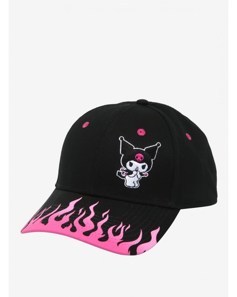 Kuromi Flames Snapback Hat $7.14 Hats