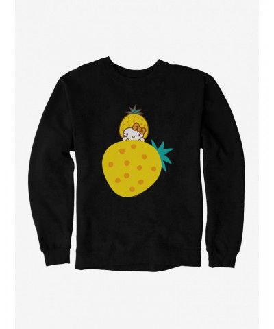 Hello Kitty Five A Day Rising Pineapple Sweatshirt $13.28 Sweatshirts