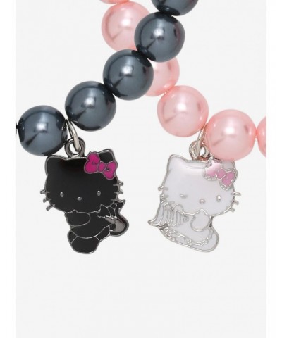 Hello Kitty Angel & Devil Beaded Best Friend Bracelet Set $3.60 Bracelet Set