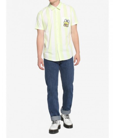 Keroppi Stripe Woven Button-Up $6.27 Button-Up