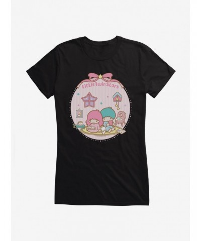 Little Twin Stars Cozy Home Girls T-Shirt $9.56 T-Shirts