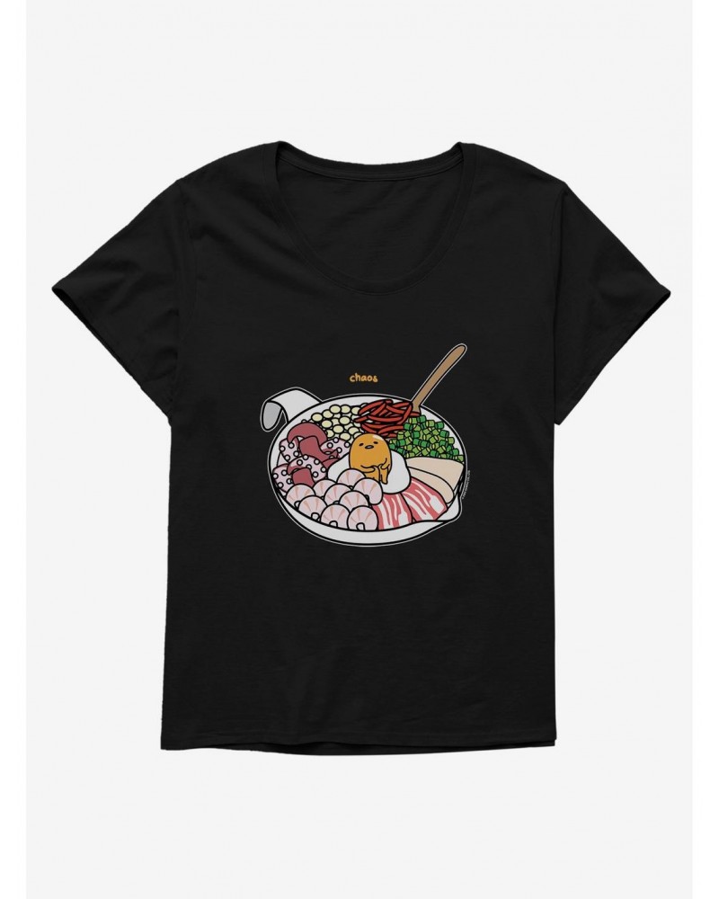 Gudetama Chaos Girls T-Shirt Plus Size $8.79 T-Shirts