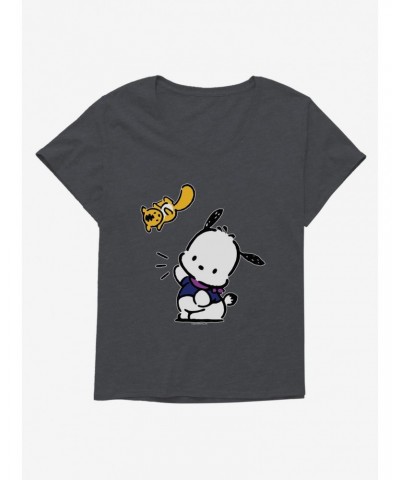 Pochacco Flying Mon-Mon Girls T-Shirt Plus Size $9.71 T-Shirts