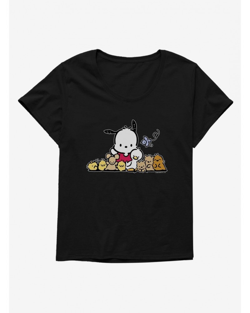 Pochacco Outdoor Fun With Friends Girls T-Shirt Plus Size $8.09 T-Shirts