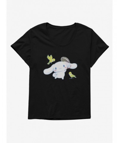 Cinnamoroll Making Bubbles Girls T-Shirt Plus Size $11.56 T-Shirts