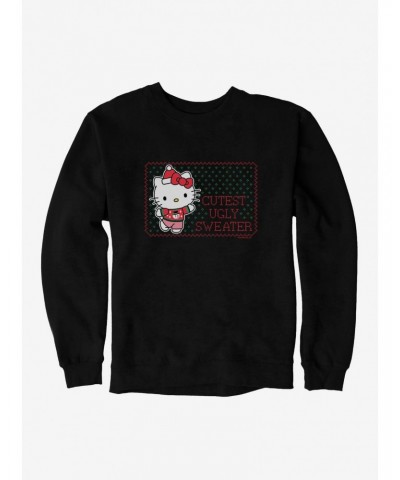 Hello Kitty Cutest Ugly Christmas Sweatshirt $10.63 Sweatshirts