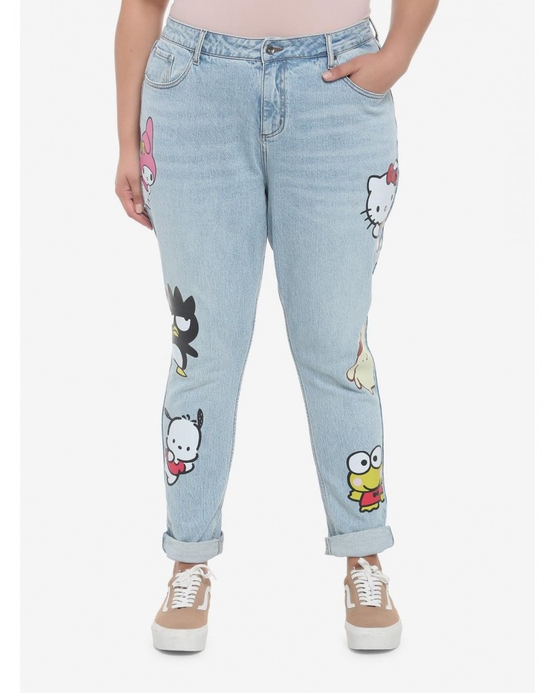 Hello Kitty And Friends Mom Jeans Plus Size $17.25 Jeans