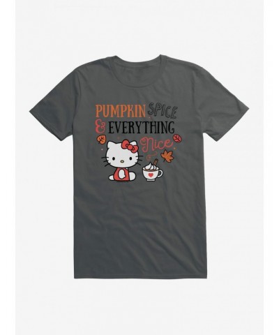 Hello Kitty Pumpkin Spice & Everything Nice T-Shirt $9.18 T-Shirts
