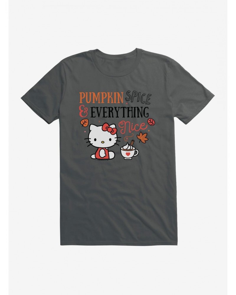 Hello Kitty Pumpkin Spice & Everything Nice T-Shirt $9.18 T-Shirts