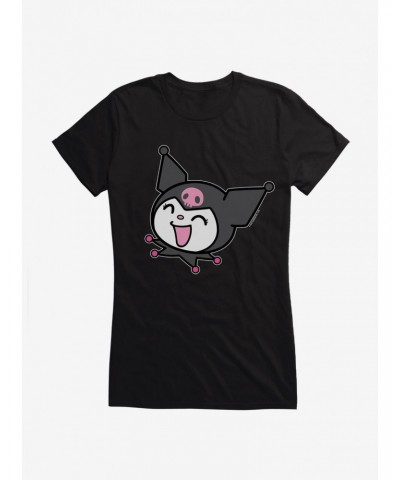 Kuromi All Smiles Girls T-Shirt $8.76 T-Shirts