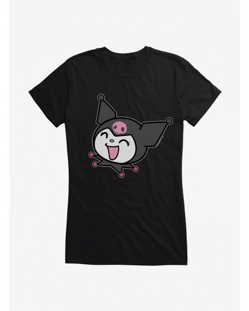Kuromi All Smiles Girls T-Shirt $8.76 T-Shirts