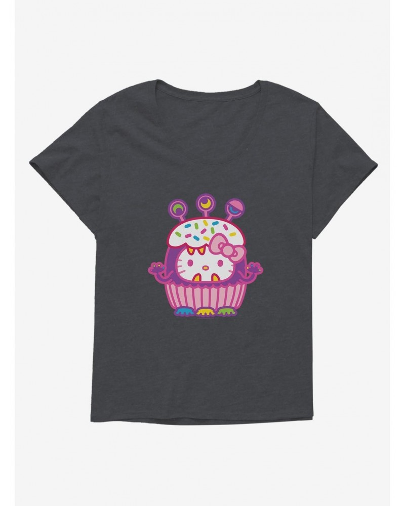 Hello Kitty Sweet Kaiju Sprinkles Girls T-Shirt Plus Size $10.17 T-Shirts