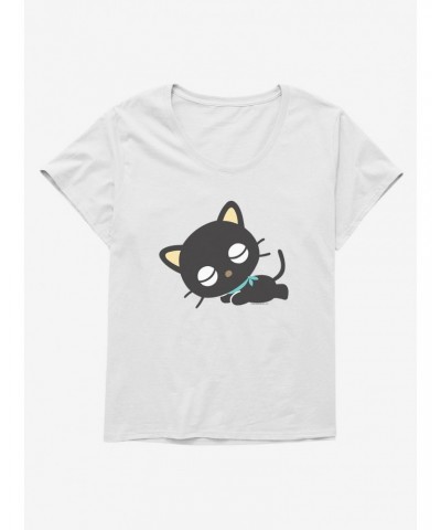 Chococat Laying Down Girls T-Shirt Plus Size $11.56 T-Shirts