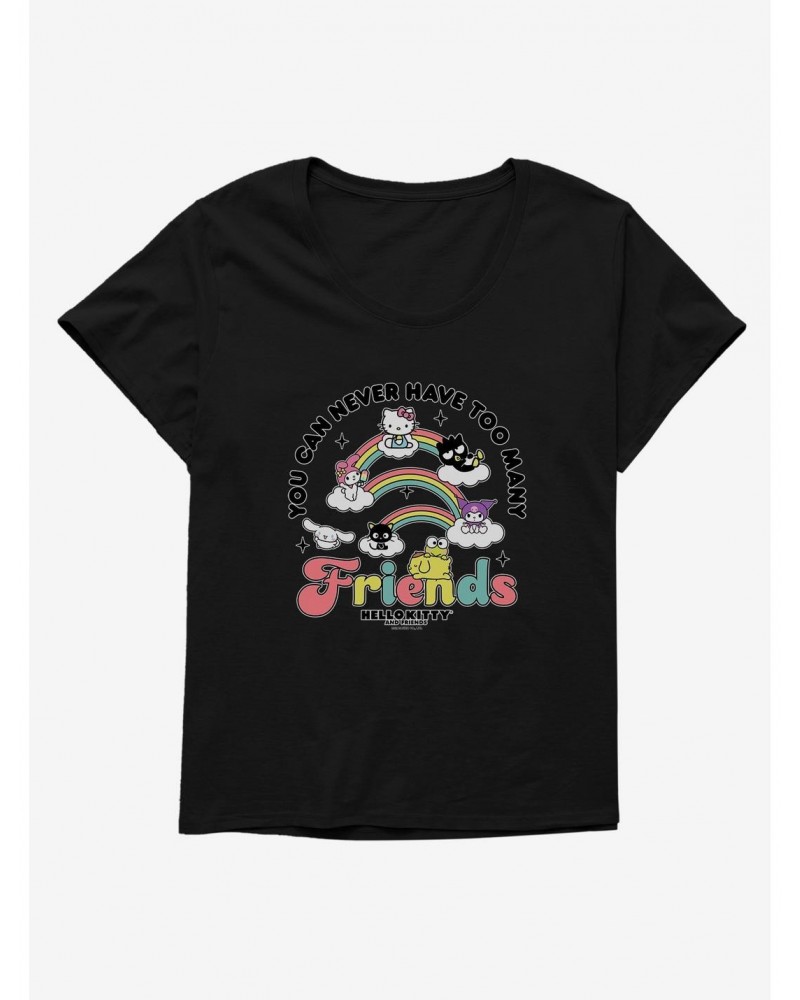 Hello Kitty & Friends Many Friends Girls T-Shirt Plus Size $8.61 T-Shirts