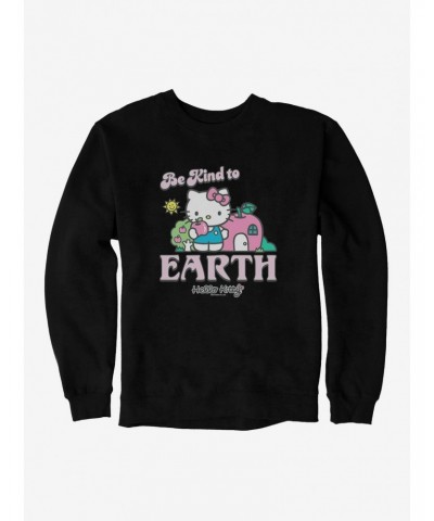 Hello Kitty Be Kind To The Earth Sweatshirt $13.87 Sweatshirts