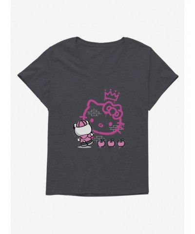 Hello Kitty Apples Girls T-Shirt Plus Size $11.33 T-Shirts