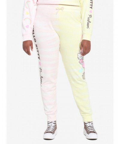 Hello Kitty X Pusheen Tie-Dye Girls Sweatpants Plus Size $9.99 Sweatpants