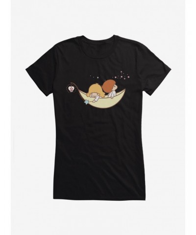 Little Twin Stars Galaxy Boat Ride Girls T-Shirt $6.57 T-Shirts