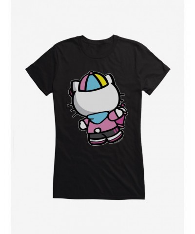 Hello Kitty Spray Can Back Girls T-Shirt $8.57 T-Shirts