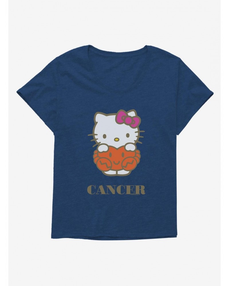 Hello Kitty Star Sign Cancer Girls T-Shirt Plus Size $11.10 T-Shirts