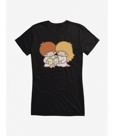 Little Twin Stars Reading Time Girls T-Shirt $6.97 T-Shirts