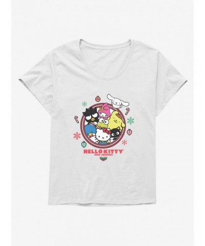 Hello Kitty and Friends Christmas Decorations Girls T-Shirt Plus Size $11.24 T-Shirts