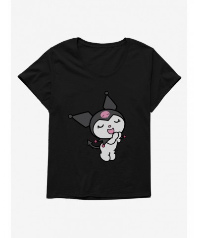 Kuromi Shy Girls T-Shirt Plus Size $10.64 T-Shirts
