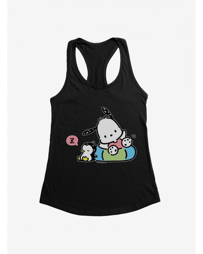 Pochacco Swimming & Good Vibes Girls Tank $8.76 Tanks