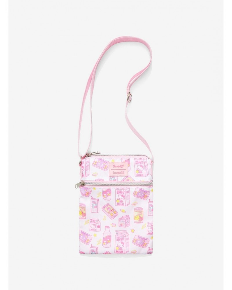 Loungefly Hello Kitty And Friends Beverages Passport Crossbody Bag $4.74 Bags