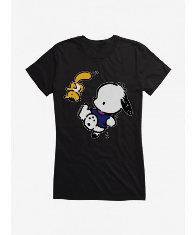 Pochacco Hanging Out With Mon-Mon Girls T-Shirt $7.97 T-Shirts