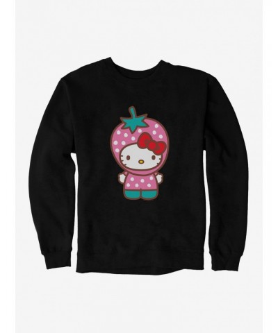 Hello Kitty Five A Day Strawberry Hat Sweatshirt $13.28 Sweatshirts