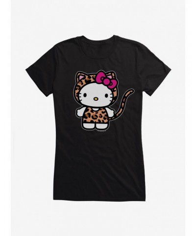 Hello Kitty Jungle Paradise Leopard Costume Girls T-Shirt $9.76 T-Shirts