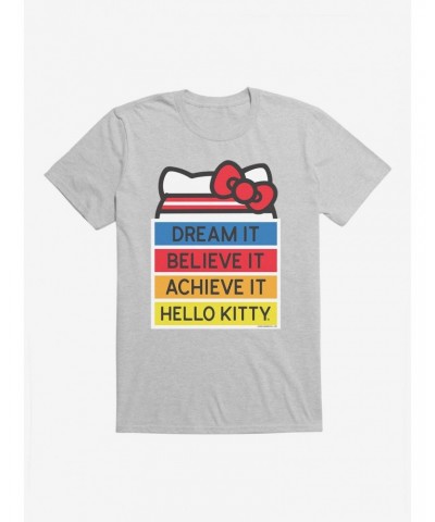 Hello Kitty Dream It Believe It Achieve It T-Shirt $6.12 T-Shirts