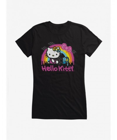 Hello Kitty Rainbow Graffiti Girls T-Shirt $8.96 T-Shirts