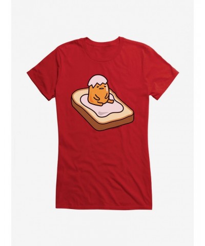 Gudetama On Toast Girls T-Shirt $8.37 T-Shirts