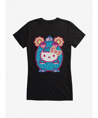 Hello Kitty Sweet Kaiju Pouch Girls T-Shirt $9.36 T-Shirts