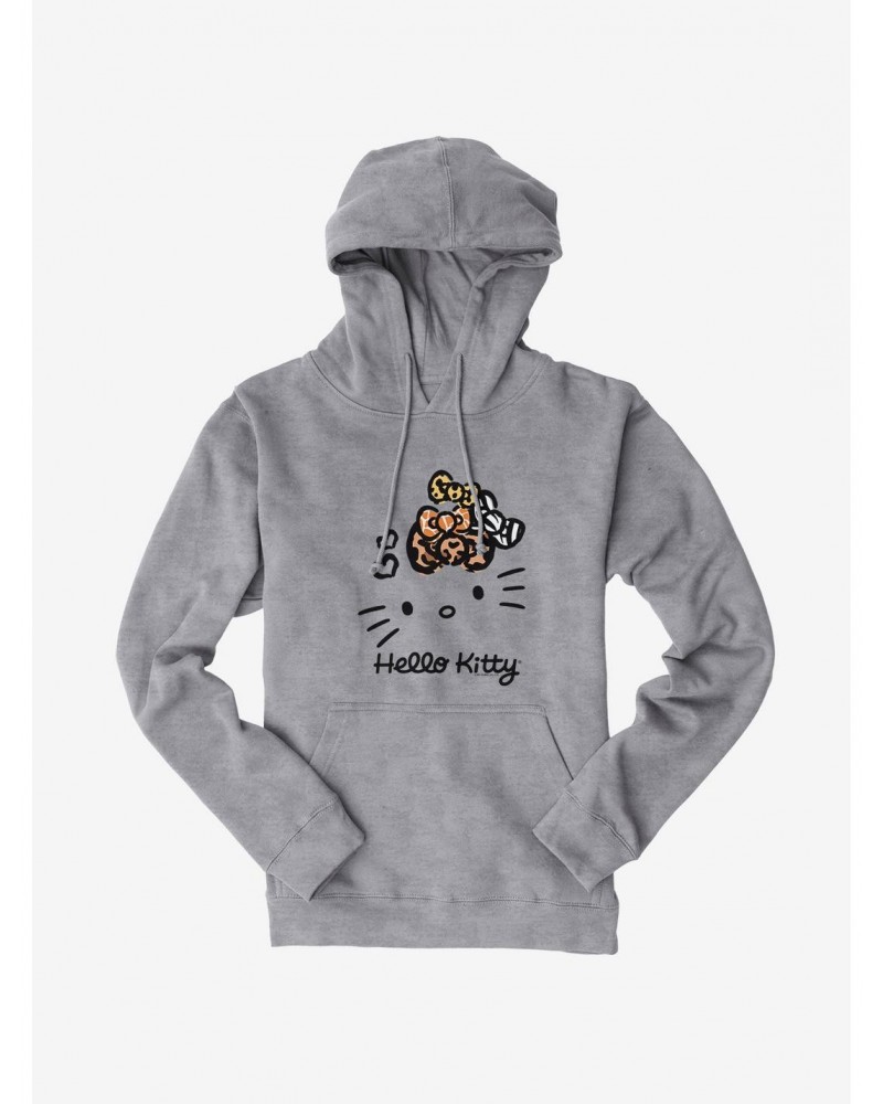 Hello Kitty Jungle Paradise Stencil Outline Hoodie $16.88 Hoodies