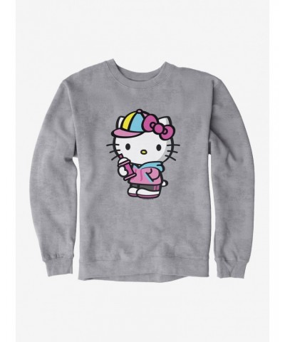 Hello Kitty Spray Can Front Sweatshirt $14.46 Sweatshirts