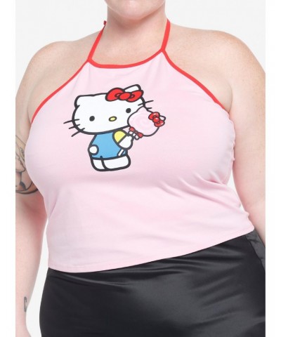 Hello Kitty Lollipop Girls Halter Tank Top Plus Size $8.90 Tops