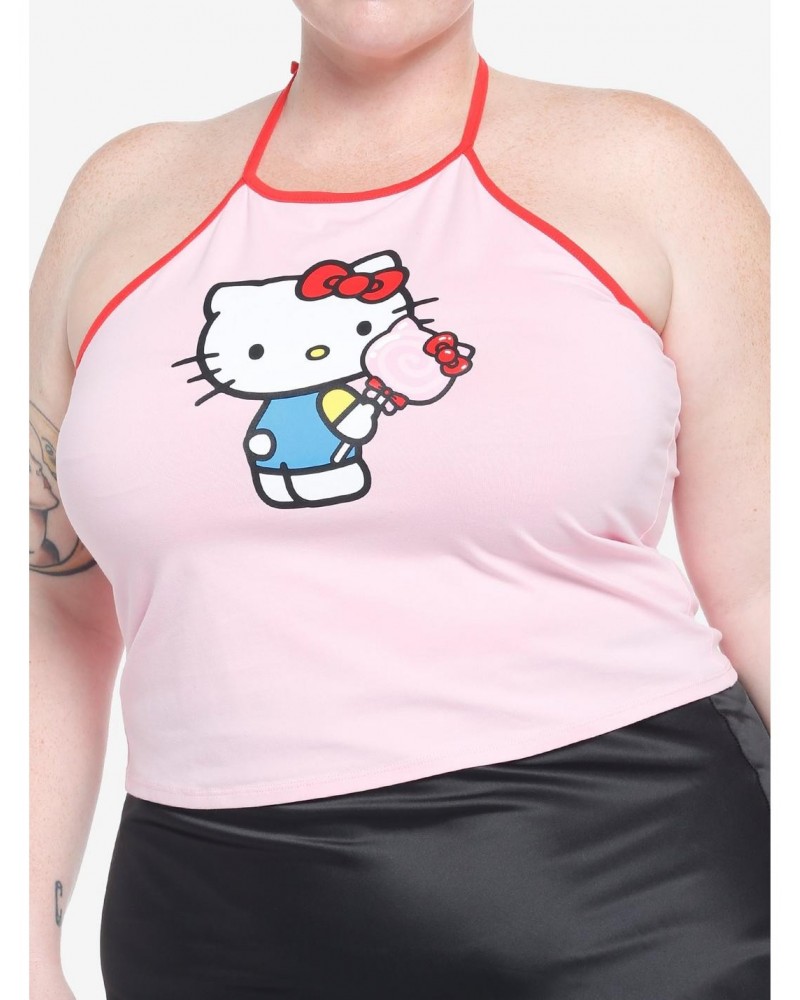 Hello Kitty Lollipop Girls Halter Tank Top Plus Size $8.90 Tops