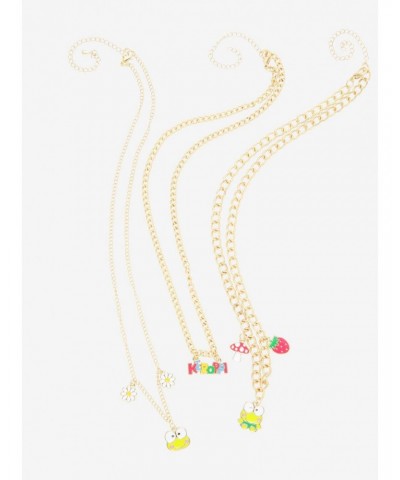 Keroppi Mushroom & Strawberry Charm Necklace Set $4.45 Necklace Set