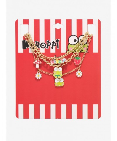 Keroppi Mushroom & Strawberry Charm Necklace Set $4.45 Necklace Set