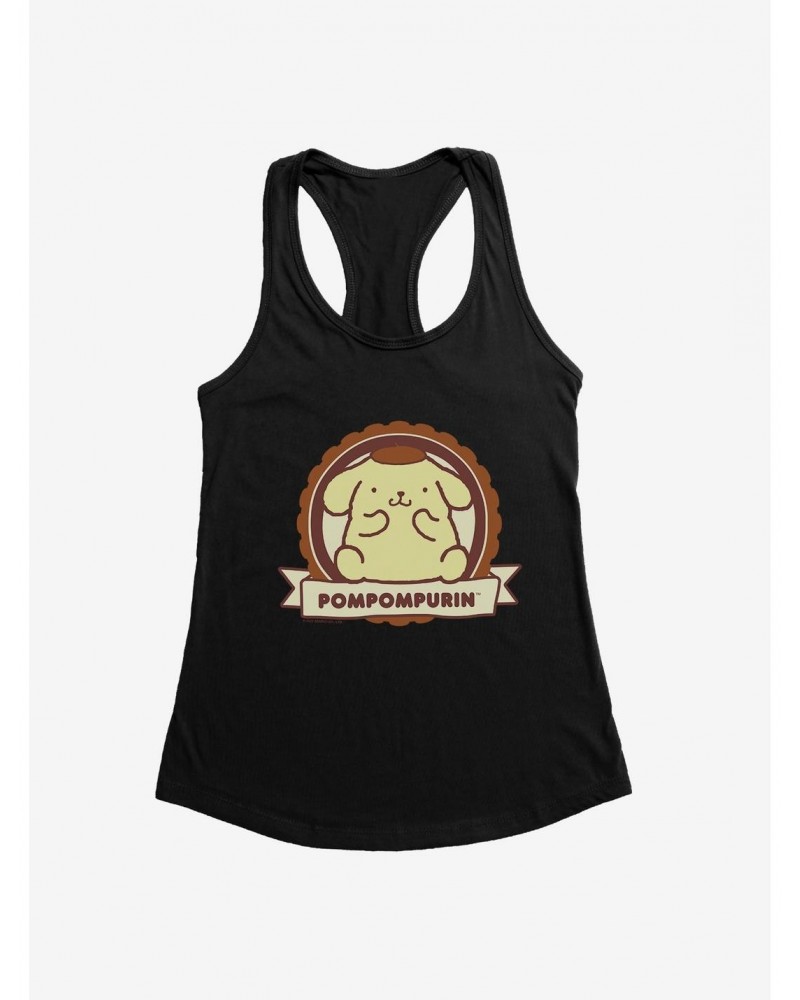 Pompompurin Badge Girls Tank $6.18 Tanks