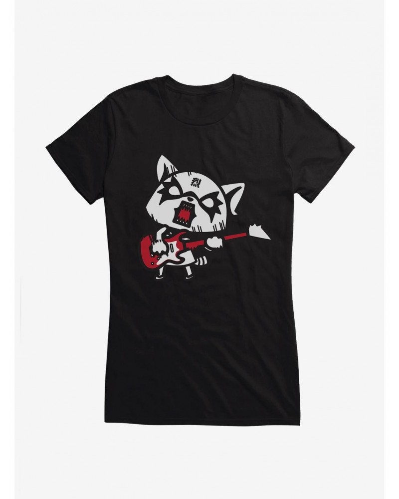 Aggretsuko Metal Hard Rock Girls T-Shirt $9.76 T-Shirts