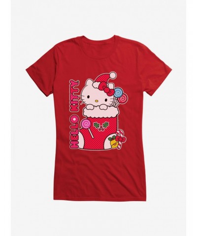 Hello Kitty Sweet Stocking Girls T-Shirt $6.77 T-Shirts