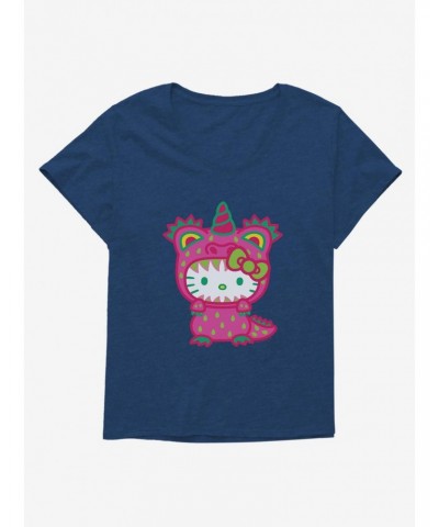Hello Kitty Sweet Kaiju Unicorn Girls T-Shirt Plus Size $11.33 T-Shirts