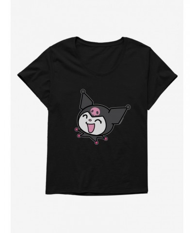 Kuromi All Smiles Girls T-Shirt Plus Size $9.71 T-Shirts